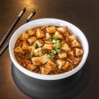 56. Ma Po Tofu with Minced Pork · Hot & spicy.
