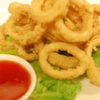 Fried Calamari · Served with classic Thai sweet spicy sauce.