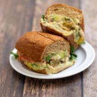 5. Hot Spot Sandwich · Marinated chicken, bacon, avocado and choice of cheese. Mayo, mustard, secret sauce, lettuce...