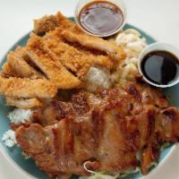 6. Half and Half Combo Plate · Choice of any 2 meat items.