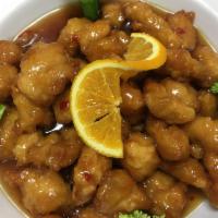 901. Large Orange Chicken · Served with your choice of rice. Hot and spicy.