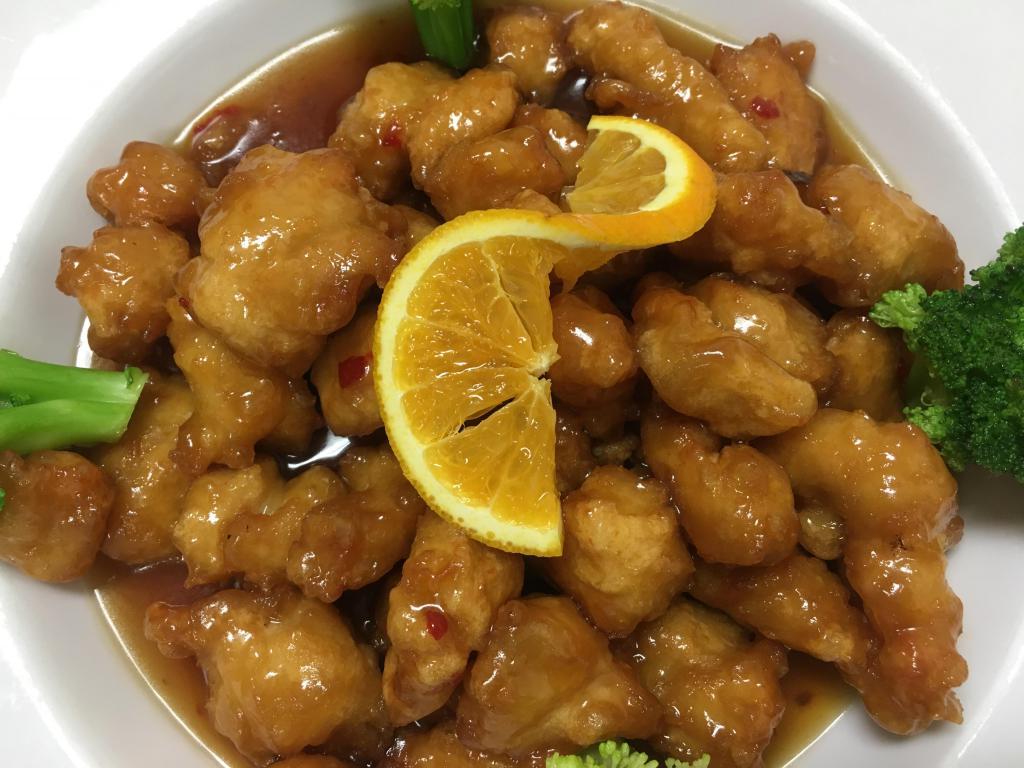 901. Large Orange Chicken · Served with your choice of rice. Hot and spicy.