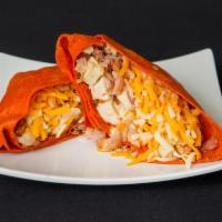 6. Chicken Bacon and Cheese Wrap · 4 oz. of chicken, bacon and cheddar cheese.