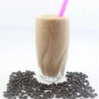6. High Protein Cappuccino Power Smoothie · Coffe, milk and mocha protein.