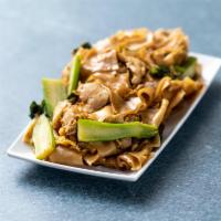 Pad See Ew · Pan-fried flat rice noodles and egg with a choice of chicken, pork, tofu or vegetables and b...