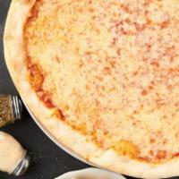 Neapolitan Cheese Pizza Build Your Own · New York style pizza made with fresh dough, tomato sauce and 100% mozzarella cheese.