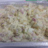 Potato Salad · Our pitmaster's mother's recipe for delicious potato salad. Freshly made in-house each day.