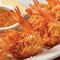 Coconut Shrimp  · 6 pieces, deep fried shrimp, coconut served with plum sauce.