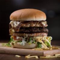 Triple Kourmet Burger · Combine 3: beef patty, chicken breast or smoked pork chop.