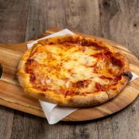 Cheese Pizza · The perfect blend of homemade sauce and mozzarella. Add toppings for an additional charge.