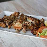 Grilled Chicken · Tenderized grilled chicken, seasoned with salt and pepper. This item requires 40 minutes to ...