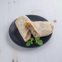 Super Burrito · Choice of meat, rice, beans, cheese, sour cream, avocado and pico de gallo.