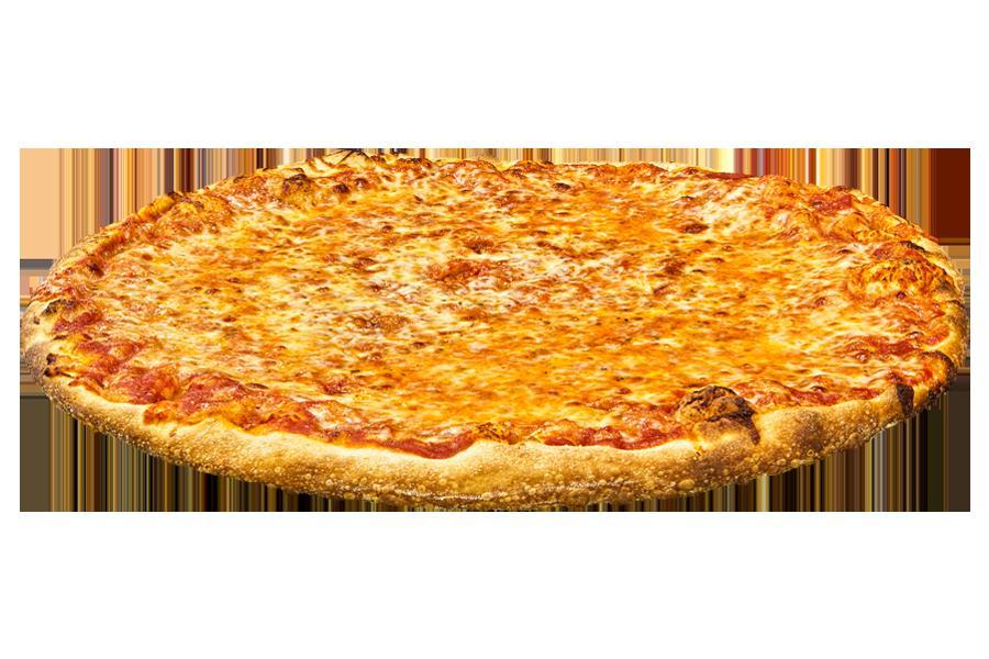 Brooklyn Thin Crust Cheese Pizza · Fresh dough, tomato sauce, fresh mozzarella cheese, pecorino Romano cheese and spices.
