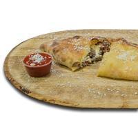Bomber Calzone · Fresh dough, tomato sauce, ricotta cheese pepperoni, sausage, meatball and bacon, ricotta ch...