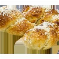 3 Garlic Butter with Romano Cheese Knots · 