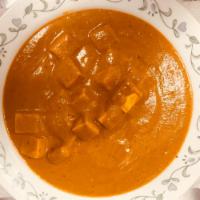 Shahi Paneer · It Indian cheese ( paneer) cube, cooked with onion garlic, ginger, tomato, pasta , spices, m...
