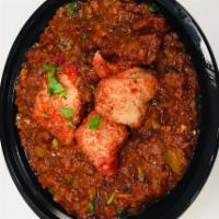 Fish Rogan Josh, not come with rice  · basa fleete fish made with onion,Ginger ,Garlic,tomato paste ,with ground nuts