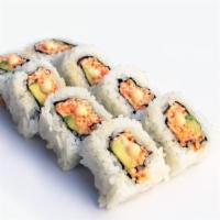 Spicy California Roll · Spicy crabmeat and avocado.