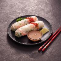 A3 2 Pieces Goi Cuon · Salad rolls 2- Rice paper rolls with shrimp, pork, vermicelli noodles, cilantro, bean sprout...