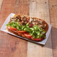 Steak and Cheese Acropolis Sub · Prepared hot or cold with your choice of toppings and dressing.