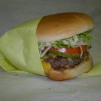 Cheese Boyger Combo · 1/4 pound handmade burger served with chipotle mayonnaise, lettuce, tomatoes, onions, pickle...