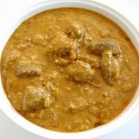 Lamb Shahi Korma · Tender pieces of marinated lamb meat, spiced very mildly, cooked with onions, yogurt, cream ...