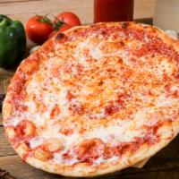 Gluten Free Cheese Pizza · Gluten-free crust cheese pizza with the option to add personalize with your favorite toppings.