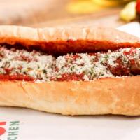 Sausage Sandwich · Italian sausage link with marinara sauce, and mozzarella cheese and then baked to perfection.