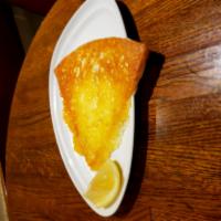 Saganaki · Grade A imported kefalograviera cheese from Greece, flour dusted and then sautéed, and serve...