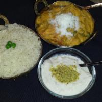 Navaratan Korma · Mixed vegetables cooked in whipped cream and nuts.