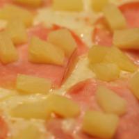 Hawaiian Pizza · Canadian bacon and pineapple. 