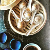 6 Pieces Soup Dumpling · Xiao Long Bao, pork and crab.