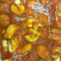Gnocchi with Marinara Sauce · Includes tossed salad and bread.