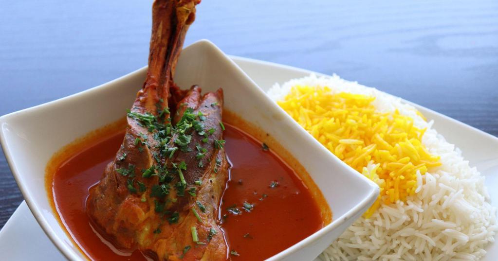 Lamb Shanks · Braised Lamb Shank slow cooked in a delicious sauce made with light bay leaf and tomato paste. Served with Basmati Rice, only.