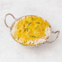 Navratana Korma · Assorted fresh vegetable cooked in a rich gravy with cream and mild spices. Served with Nepa...