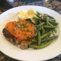 Shelton Farms Turkey Meatloaf · Naturally raised turkey with chopped baby spinach, carrots, and onions, slow-baked and serve...