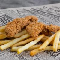 Chicken Tenders Basket · Perfectly seasoned and golden fried chicken tenderloins served with Teddy's special sauce. S...