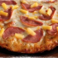 Medium Hawaiian Pizza · Tender ham & juicy pineapple on zesty red sauce. 8 slices.