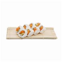 Spicy Salmon Roll · Spicy salmon and cucumber.