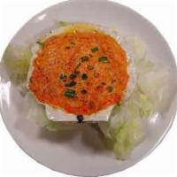 A24. Fresh U-10 Scallop · Grilled fresh scallop with crab meat and house spicy sauce.
