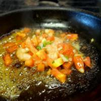 Regular Shrimp Burrito · Beans, rice, and salsa fresca.