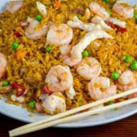37. House Special Fried Rice · Included pork, chicken and shrimp.