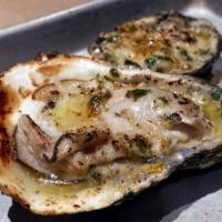 Grilled Oysters 12 pcs · Garlic, Butter, Olive oil and Parmesan Cheese