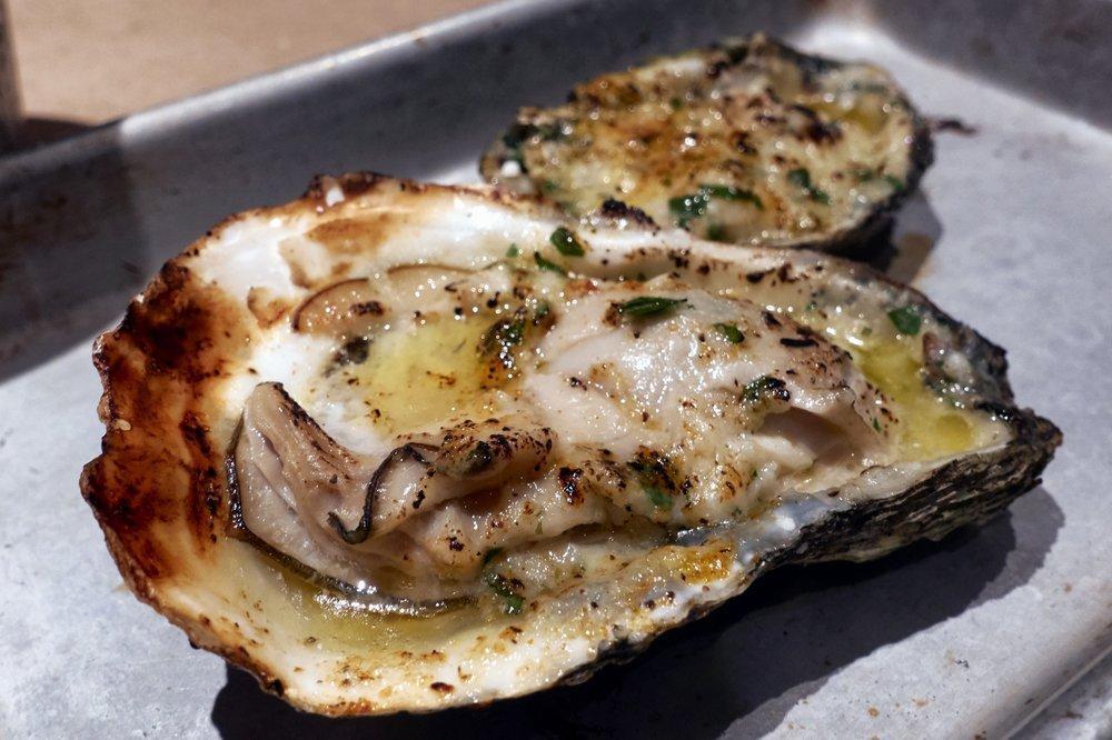 Grilled Oysters 12 pcs · Garlic, Butter, Olive oil and Parmesan Cheese