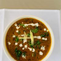 Daal Maharani- Makhani · Creamed lentils delicately cooked on low heat, garnished with fresh cream.