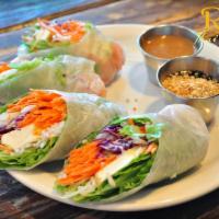 2 Piece Fresh Salad Rolls · MomA very fresh green leaf, shredded carrot, red cabbage, fresh bean sprout, partly fried to...