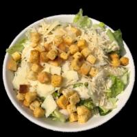Caesar Salad · Lettuce , shredded Parmesan cheese, croutons and Caesar dressing.