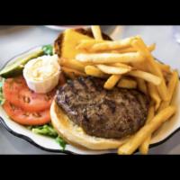 Impossible Burger (Vegan) Deluxe   · All natural organic vegan burger. Plant based burger. 