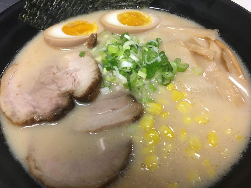 1. Tonkotsu Ramen · Rich pork soup base serve with chashu pork. Come with noodle, corn, egg, scallion, bamboo shoots and nori.