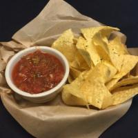 Chips with Salsa & Queso · 